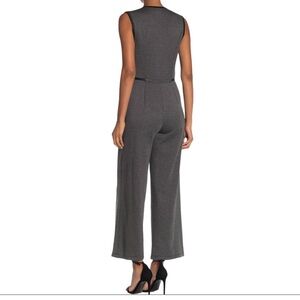 Elegant Sleeveless Charcoal Jumpsuit